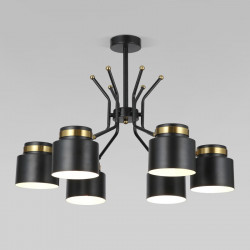 Люстра на штанге Eurosvet 70133/6 черный Batler