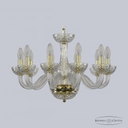 Хрустальная люстра 1310/10/195 G Cl/Clear/M-1F Bohemia Ivele Crystal