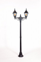 Уличный фонарный столб YAOHUALUX 79908MAlgY Bl QUADRO M lead GLASS