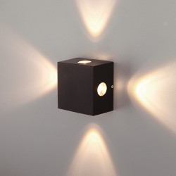 Уличный светодиодный светильник Elektrostandard 1601 TECHNO LED Kvatra черный