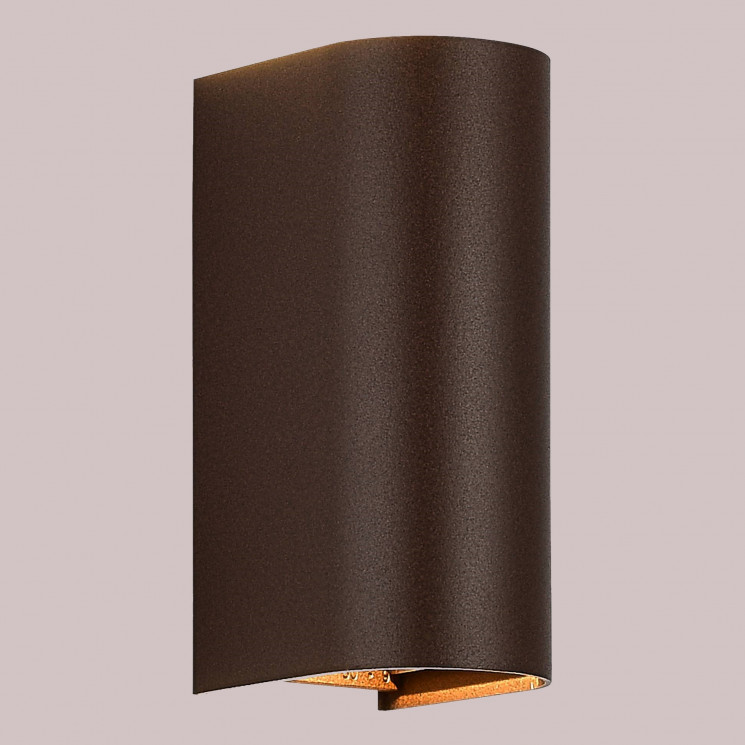 Светильник уличный настенный ST-Luce кортен/кортен LED 1*10W 3000K/4000K/6500K SL9516.601.01 BUST