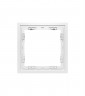 Рамка 1 пост VOLTUM VLS100102 белый матовый