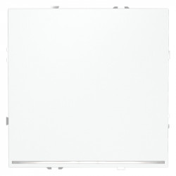 Выключатель одноклавишный VOLTUM VLS010202 белый матовый