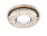 Встраиваемый светильник Ambrella Light S701 CL/CH/WW хром/прозрачный MR16+3W(LED WARM)