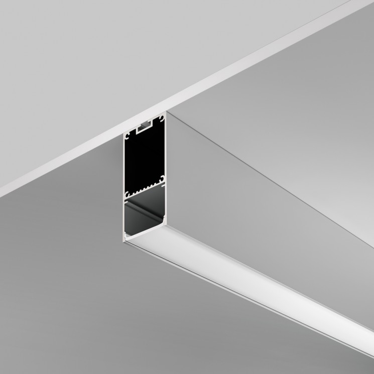 Профиль алюминиевый с экраном Maytoni Technical ALM-3566-S-2M 35х66мм 2 м