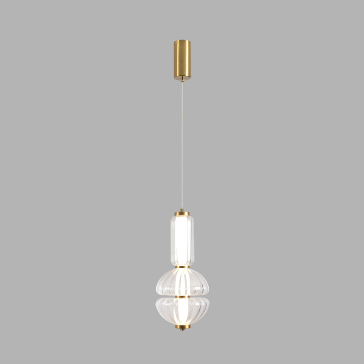 Подвес Lumion 8325/28L LEDIO LED 13W 4000K 220V TAISHA бронза/прозрачный, металл/стекло