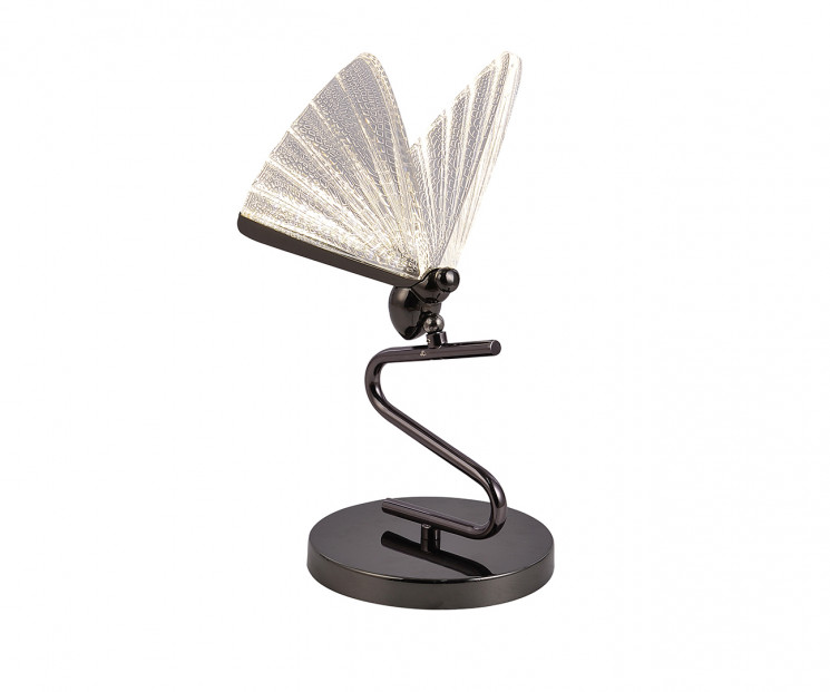 Kink Light 08444-T,29 Настольная лампа Баттерфляй черный жемчуг d18 h41 Led 6W (4000K)
