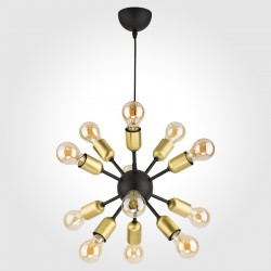 Люстра подвесная TK Lighting 1469 Estrella Black
