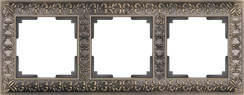 Рамка на 3 поста  бронза Werkel W0031512 (WL07-Frame-03 Antik)
