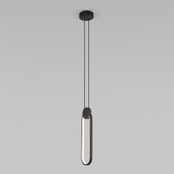 Подвесной светодиодный светильник Eurosvet Style 50218/1 LED черный жемчуг