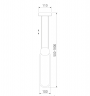 Подвесной светодиодный светильник Eurosvet Style 50218/1 LED черный жемчуг