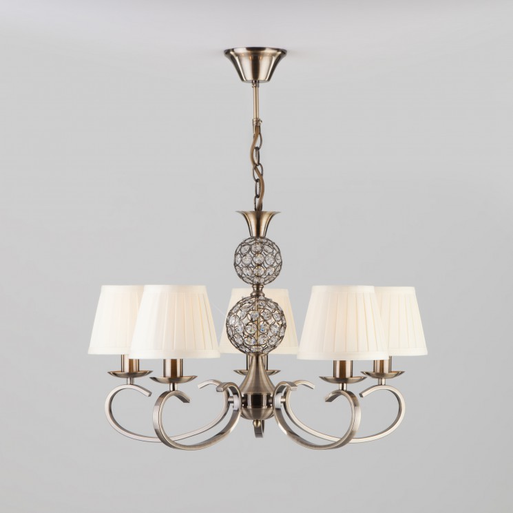 Подвесной светильник  Eurosvet Tessa 60089/5 античная бронза