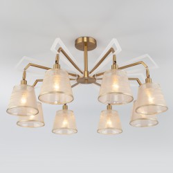 Потолочный светильник  Eurosvet Alicante 60082/8 золотая бронза