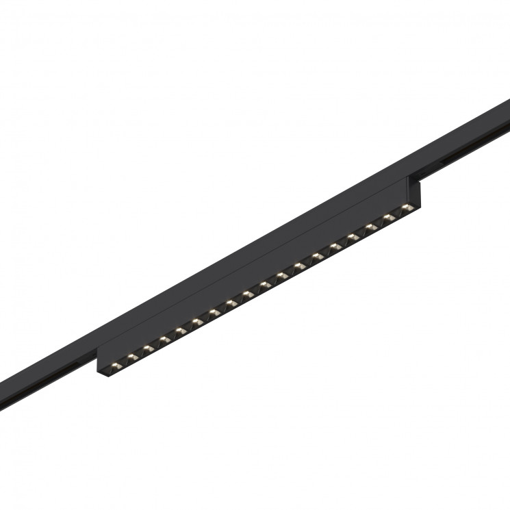 Магнитный трековый светильник SUPER5 ST Luce  Черный LED 1*15W 4000K 640Lm Ra>90 IP20 L292xW10xH18 24V    ST666.446.15