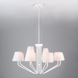 Подвесная люстра Eurosvet 70074/8 белый Ornato