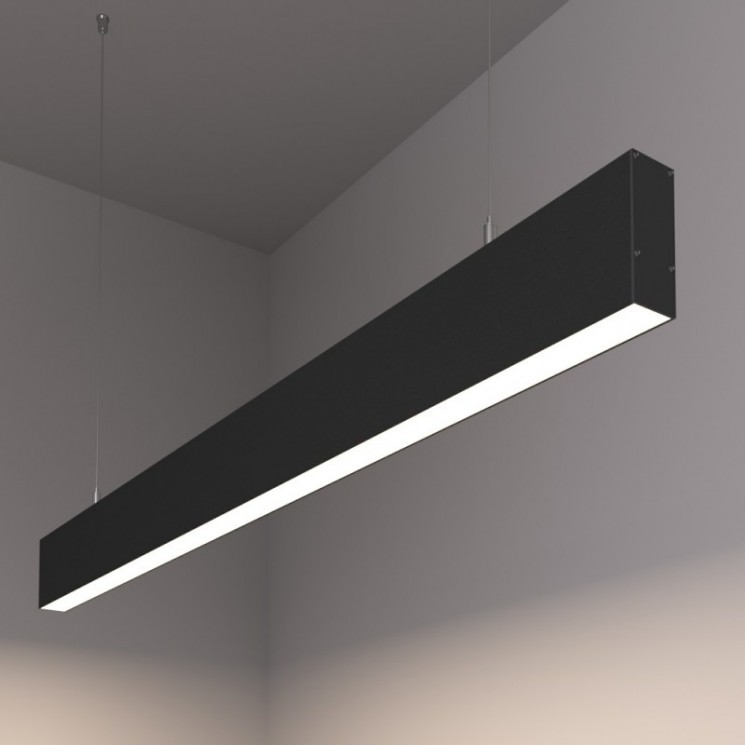 Светильник профильный подвесной/накладной RVE-PLS3590-1490-P 149 см 38 Вт 3000/4000/5000К черный