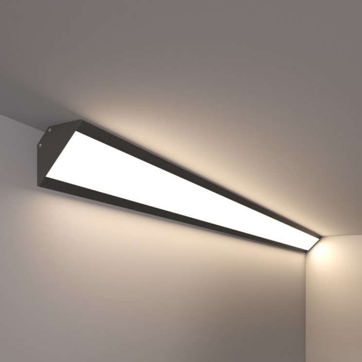 Светильник профильный угловой RVE-PLS3333-2000-Y 200 см 51 Вт 3000/4000/5000К черный