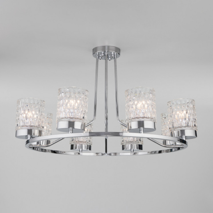 Люстра на штанге Eurosvet 60127/8 хром Calle