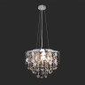 Каскадная люстра Eurosvet 10123/6 хром/прозрачный хрусталь Strotskis Smart (10114/6) Lianna