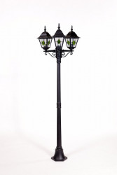 Уличный фонарный столб YAOHUALUX 79908MBlgG Bl QUADRO M lead GLASS