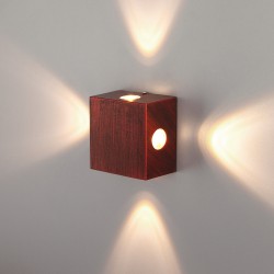 Уличный светодиодный светильник Elektrostandard 1601 TECHNO LED Kvatra красно-черный