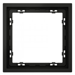 Рамка 1 пост VOLTUM VLS100108 черный