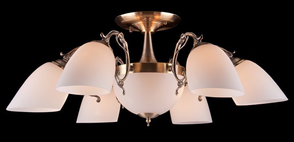 Люстра Eurosvet 22010/6+2 античная бронза