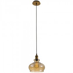 Подвесной светильник Crystal Lux SONNETTE SP1 AMBER