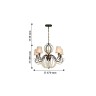 Люстра подвесная Favourite 2305-5P Lily