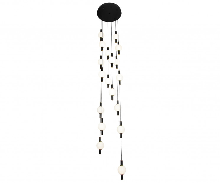 Kink Light 07637-18A,19(01) Подвес Луена черный d40 h500 Led 90W (3000-6000K)