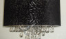 Люстра подвесная Linvel LV 8183/5 5хЕ14 хром/черная ткань/прозрачный хрусталь(Ск)