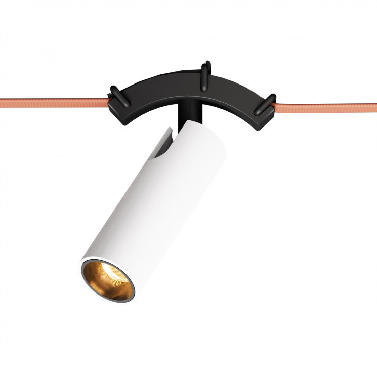 Поворотный трековый светильник DENKIRS Belty Spot DK5546-BW+BK