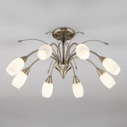 Потолочный светильник  Eurosvet Ginevra 30280/8 античная бронза