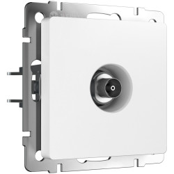 ТВ-розетка оконечная (белый матовый) W1183061 Werkel