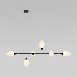 Подвесной светильник с акриловыми плафонами Eurosvet 30188/6 черный Sinki