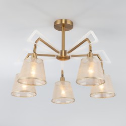 Потолочный светильник  Eurosvet Alicante 60082/5 золотая бронза