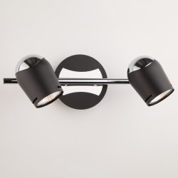 Светильник настенный Eurosvet Middle 20057/2 хром/черный