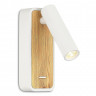 Светильник настенный ST Luce Белый, Светлое дерево/Белый LED 1*3W 3000K       ST160.531.03