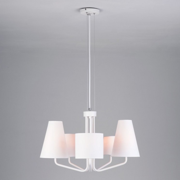 Подвесная люстра Eurosvet 70074/5 белый Ornato