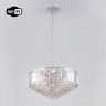 Каскадная люстра Eurosvet 10121/9 хром/прозрачный хрусталь Strotskis Smart (10105/9) Torreta