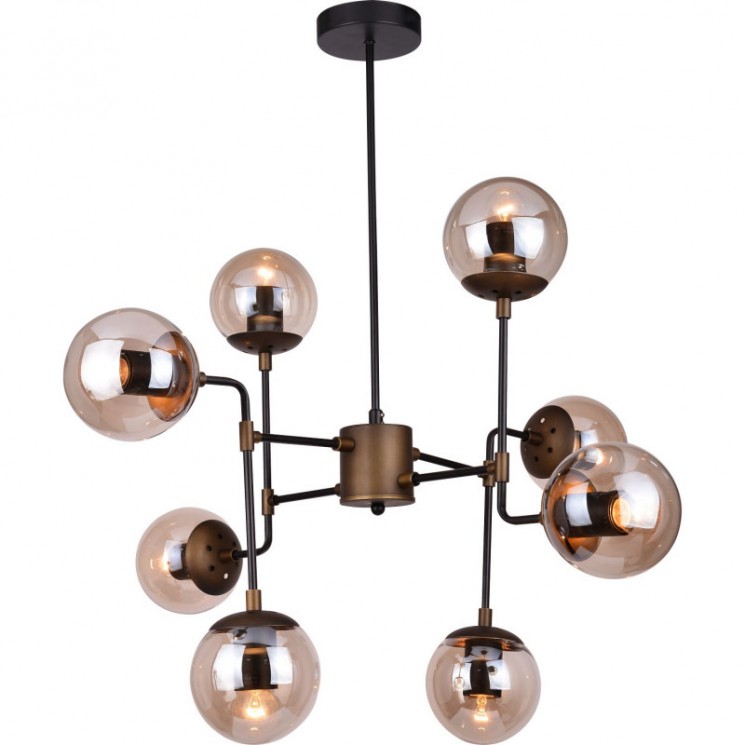 Люстра потолочная на штанге Stilfort 3009/03/08P Ramo 8*E27*40W