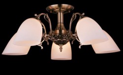 Люстра Eurosvet 22010/5 античная бронза