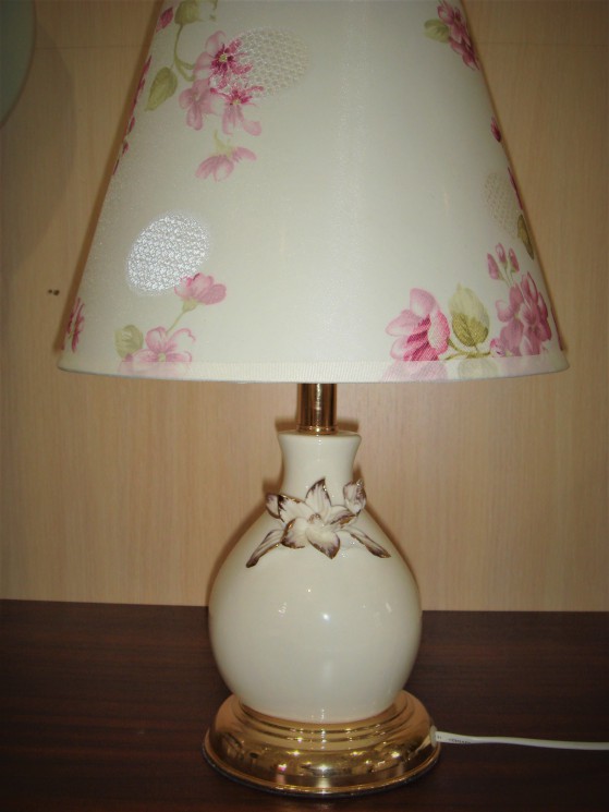 Настольная лампа Sneha 9890, керамика/ткань (Ск)