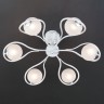 Потолочный светильник Eurosvet 70089/6 белый с серебром Camomile
