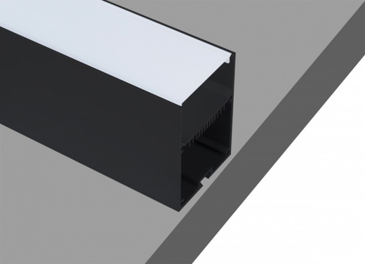 Накладной алюминиевый профиль Donolux DL18516Black