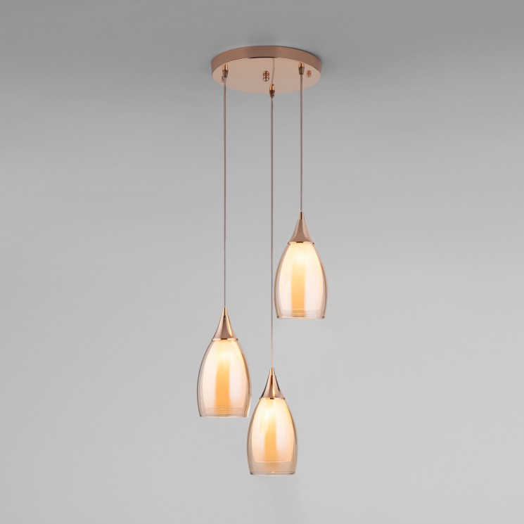 Подвесной светильник  Eurosvet Cosmic 50085/3 золото