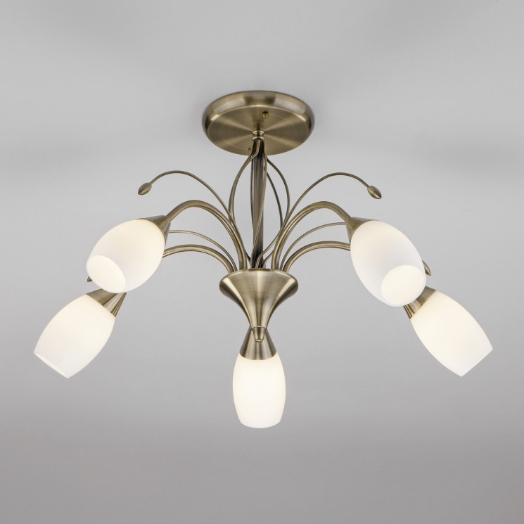 Потолочный светильник  Eurosvet Ginevra 30280/5 античная бронза