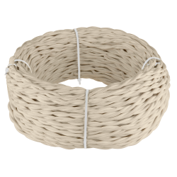 Ретро кабель витой  2х1,5 (песочный) 20 м (под заказ) W6452246 Werkel