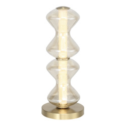 Прикроватная лампа ST Luce золото/коньячный LED 1*12W 3000K         SL6136.214.01