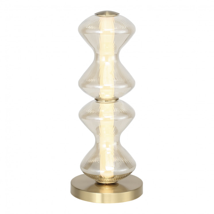 Прикроватная лампа ST Luce золото/коньячный LED 1*12W 3000K         SL6136.214.01